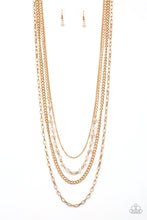Load image into Gallery viewer, Paparazzi ~ SoHo Sophistication ~ Gold Necklace Set