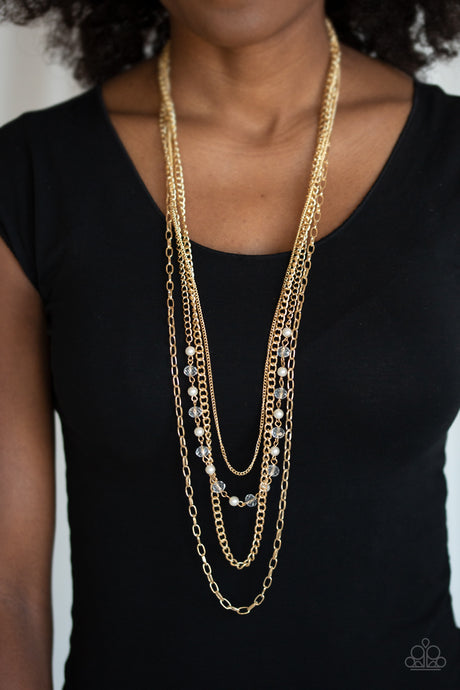 Paparazzi ~ SoHo Sophistication ~ Gold Necklace Set