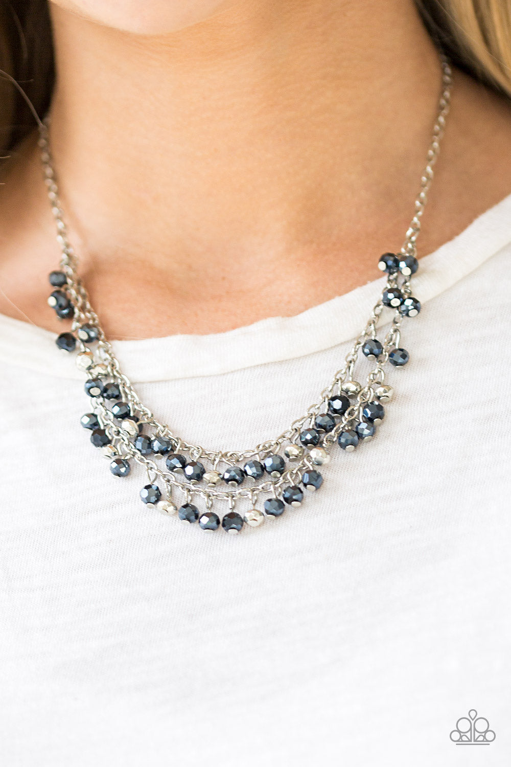 Paparazzi ~ So In Season ~ Blue Necklace Set