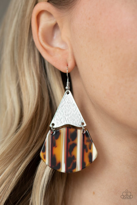 Paparazzi ~ Social Animal ~ Yellow Earrings