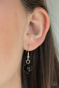 Paparazzi ~ Social Hour ~ Black Beaded Necklace Set