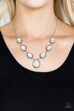 Load image into Gallery viewer, Paparazzi ~ Socialite Social ~ White Necklace Set