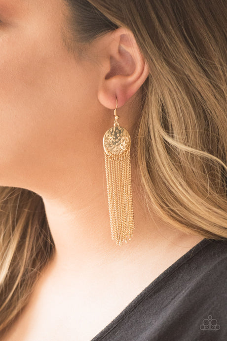 Paparazzi ~ Solar Scene ~ Gold Earrings