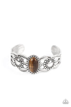 Load image into Gallery viewer, Paparazzi ~ Solar Solstice ~ Brown Tiger&#39;s Eye Stone Cuff Bracelet
