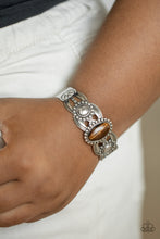 Load image into Gallery viewer, Paparazzi ~ Solar Solstice ~ Brown Tiger&#39;s Eye Stone Cuff Bracelet
