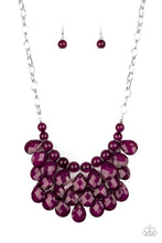 Load image into Gallery viewer, Paparazzi ~ Sorry To Burst Your Bubble ~ Purple Plum Necklace Set