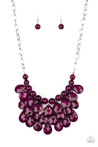 Paparazzi ~ Sorry To Burst Your Bubble ~ Purple Plum Necklace Set