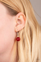 Load image into Gallery viewer, Paparazzi ~ Sorry To Burst Your Bubble ~ Red Necklace Set