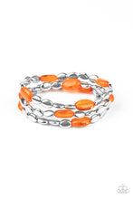 Load image into Gallery viewer, Paparazzi ~ Sorry to Burst Your BAUBLE ~ Orange Bracelet