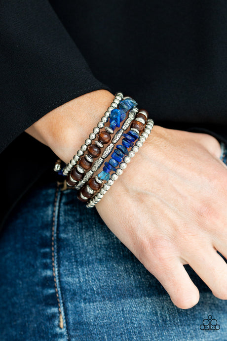 Paparazzi ~ Soul Searchin ~ Blue Bracelet