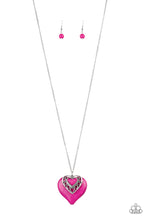 Load image into Gallery viewer, Paparazzi ~ Southern Heart ~ Pink Heart  Necklace Set