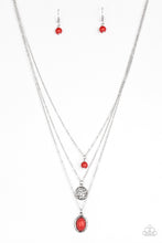 Load image into Gallery viewer, Paparazzi ~ Southern Roots ~ Red Necklace Set