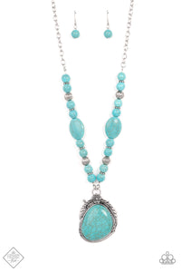 Paparazzi ~ Southwest Paradise ~ Blue  Turquoise Necklace Set (Fashion Fix Exclusive)