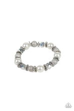 Load image into Gallery viewer, Paparazzi ~ Sparking Conversation ~ White Bracelet