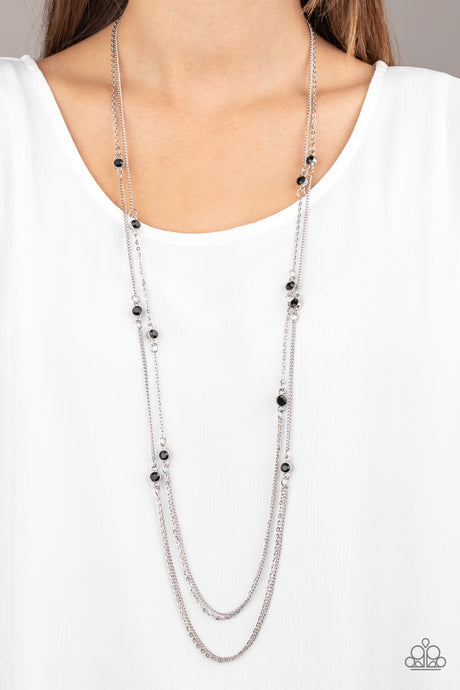 Paparazzi ~ Sparkle Of The Day ~ Black Necklace Set