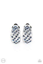 Load image into Gallery viewer, Paparazzi - Sparkling Shells - Black Clip-On Earrings - Klassy Jewelz Boutique