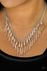 Paparazzi ~ Speak Of The DIVA ~ Brown Necklace Set