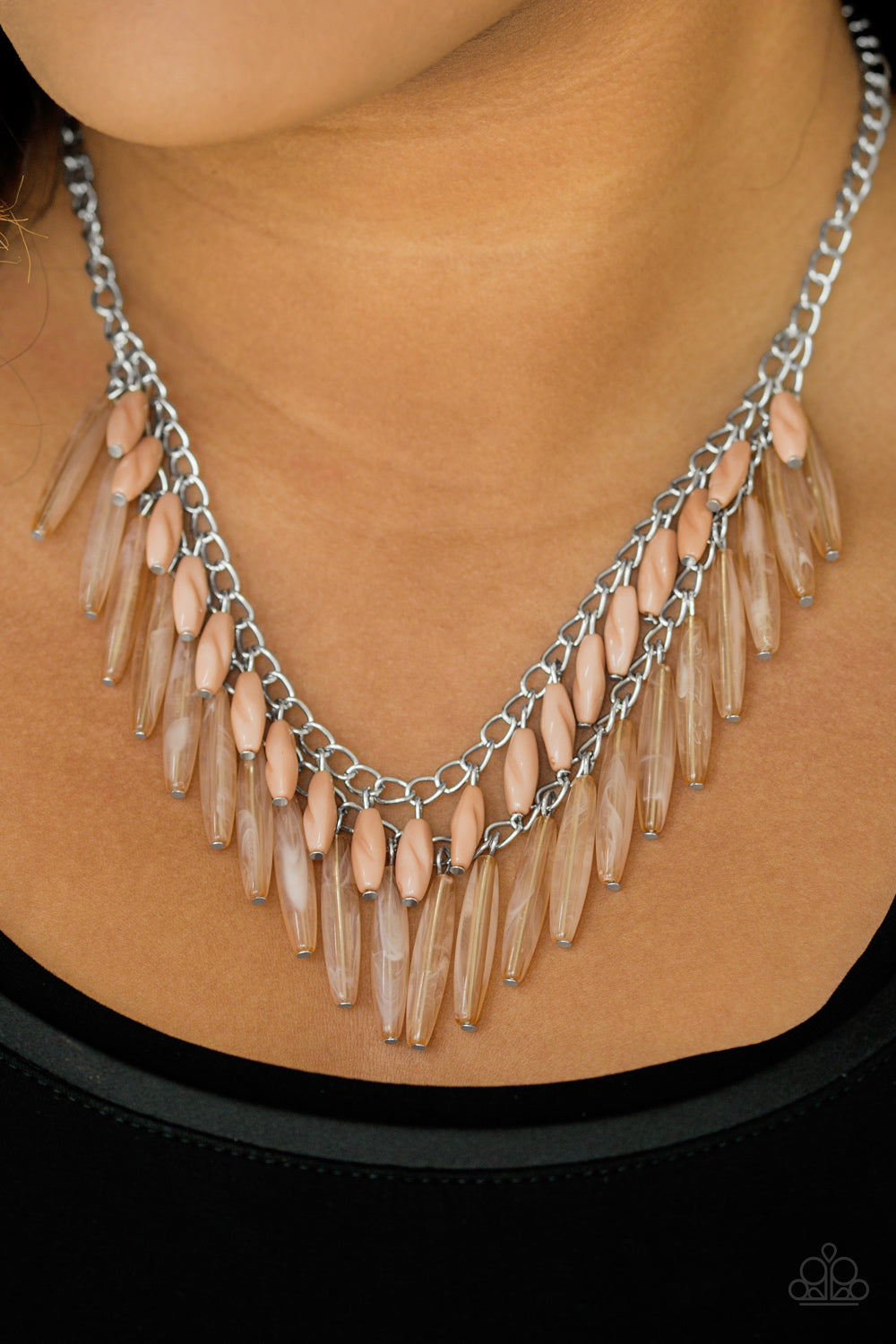 Paparazzi ~ Speak Of The DIVA ~ Brown Necklace Set
