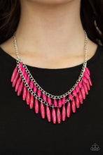 Load image into Gallery viewer, Paparazzi ~ Speak Of The DIVA ~ Pink Necklace Set