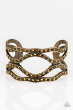 Load image into Gallery viewer, Paparazzi ~ Speaks Volumes ~ Brass Cuff Bracelet