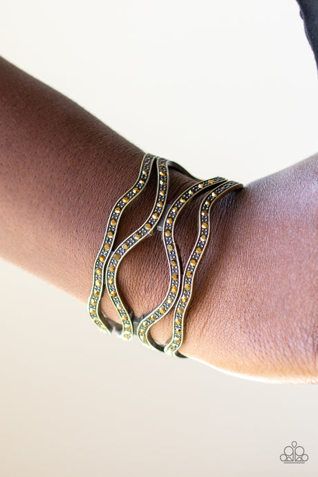 Paparazzi ~ Speaks Volumes ~ Brass Cuff Bracelet