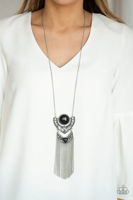 Paparazzi ~ Spirit Trek ~ Black Necklace Set