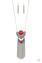 Load image into Gallery viewer, Paparazzi ~ Spirit Trek ~ Red Necklace Set
