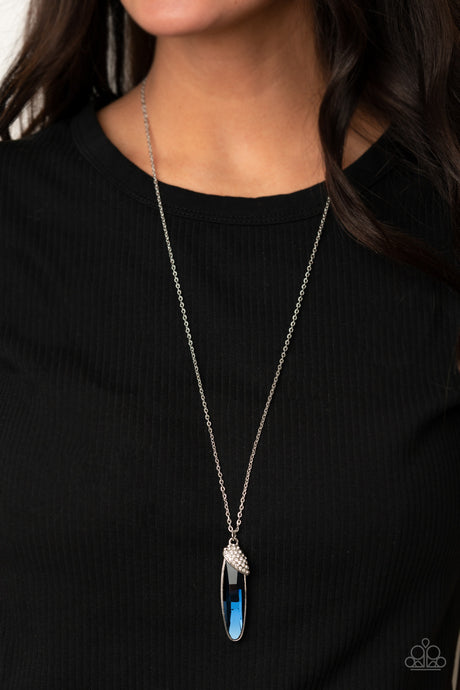 Paparazzi ~ Spontaneous Sparkle ~ Blue Necklace Set