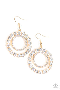 Paparazzi ~ Spotlight Shout Out ~ Gold Earrings