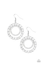 Load image into Gallery viewer, Paparazzi ~ Spotlight Shout Out ~ White Earrings