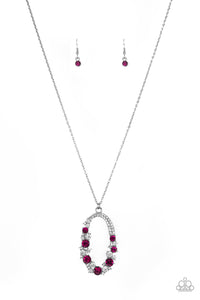 Paparazzi ~ Spotlight Social ~ Pink Pendant Necklace Set
