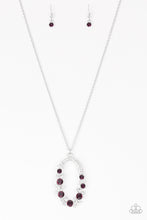 Load image into Gallery viewer, Paparazzi ~ Spotlight Social ~ Purple Pendant Necklace Set