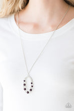 Load image into Gallery viewer, Paparazzi ~ Spotlight Social ~ Purple Pendant Necklace Set