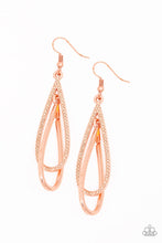 Load image into Gallery viewer, Paparazzi ~  Spotlight Splendor ~ Copper Earrings