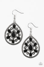 Load image into Gallery viewer, Paparazzi ~ Spring Arrival ~ Black Earrings