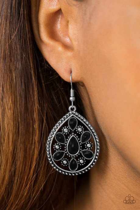 Paparazzi ~ Spring Arrival ~ Black Earrings