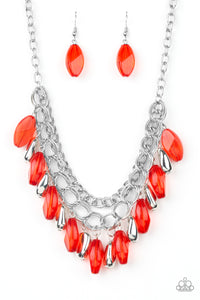Paparazzi ~ Spring Daydream ~ Red Necklace Set