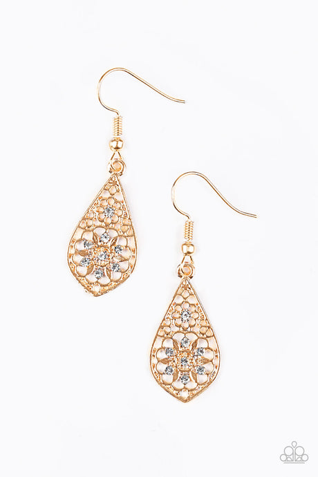 Paparazzi ~ Spring Sparkle ~ Rose Gold Earrings