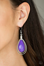 Load image into Gallery viewer, Paparazzi ~ Spring Splendor ~ Purple Earrings