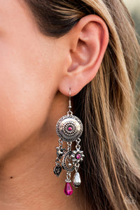 Paparazzi ~ Springtime Essence ~ Pink Earrings