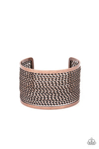 Paparazzi ~ Stacked Sensation ~ Copper Cuff Bracelet