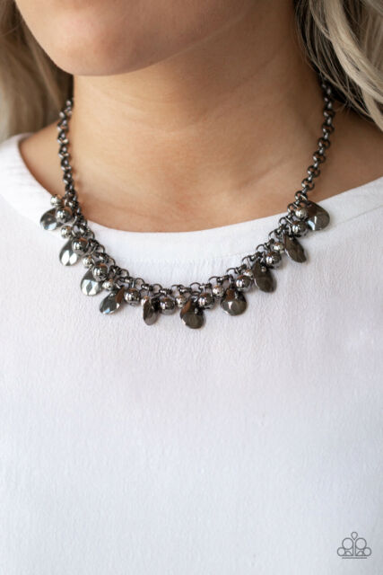 Paparazzi ~ Stage Stunner ~ Black Necklace Set