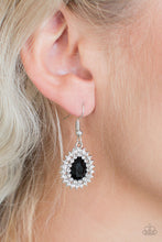 Load image into Gallery viewer, Paparazzi ~ Star-Crossed Starlet ~ Black Earrings