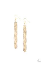 Load image into Gallery viewer, Paparazzi ~ Starlit Tassels ~ Gold Earrings