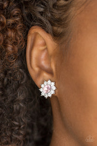 Paparazzi ~ Starry Nights ~ Pink Post Earrings