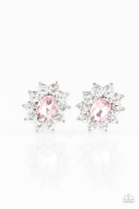 Paparazzi ~ Starry Nights ~ Pink Post Earrings