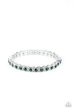 Load image into Gallery viewer, Paparazzi ~ Starry Social ~ Green Bracelet