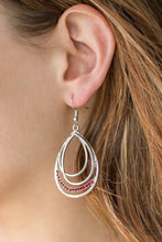 Load image into Gallery viewer, Paparazzi ~ Start Each Day With Sparkle ~ Red Earrings