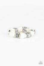 Load image into Gallery viewer, Paparazzi ~ Stone Age Stunner ~ White Bracelet