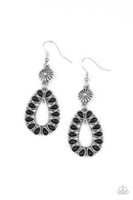 Load image into Gallery viewer, Paparazzi ~ Stone Orchard ~ Black Earrings